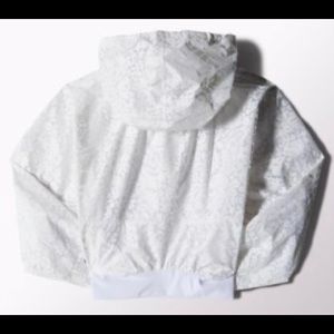 Stella McCartney white windbreaker w/hood